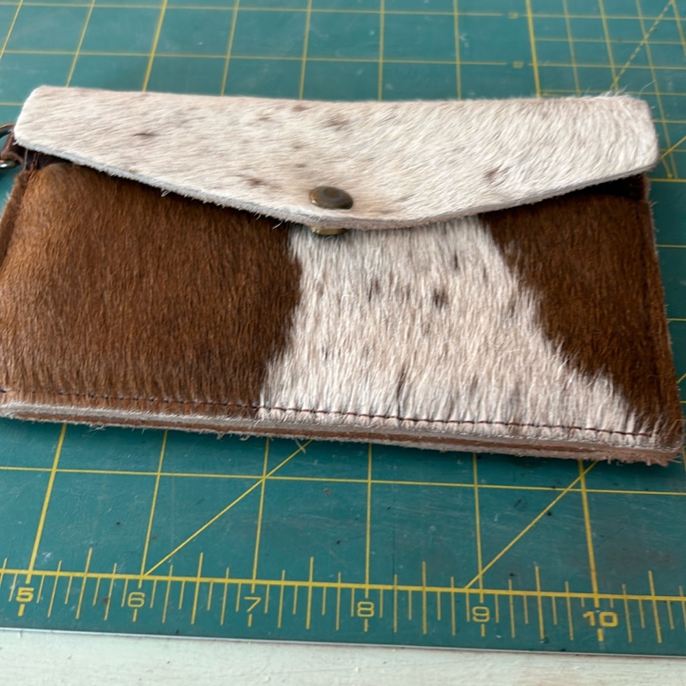 Fake Cow Skin Wallet